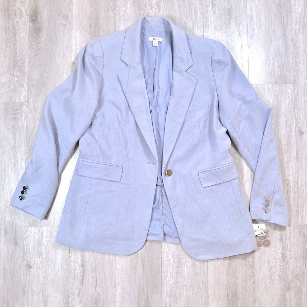 Women's Blazer L NWT Lilac Lavender Purple Suit Jacket